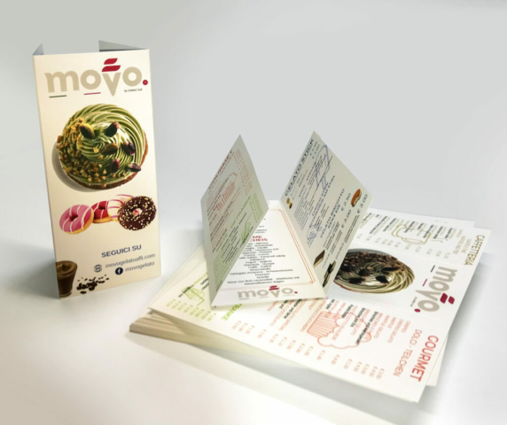 menu gelato